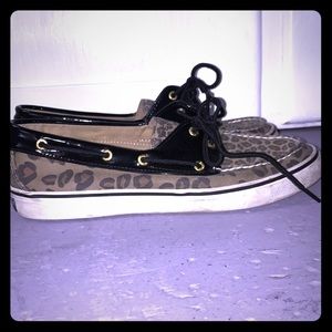 Sperry Cheetah boat shoes